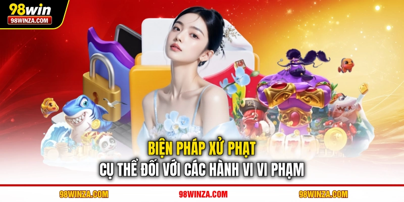 Biện pháp xử phạt cụ thể đối với các hành vi vi phạm